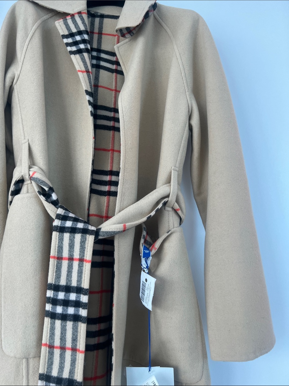 Burberry Reversible Coat NWT - Picture 7 of 14